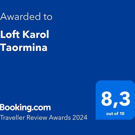 Loft Karol Taormina Leilighet Gaggi Eksteriør bilde